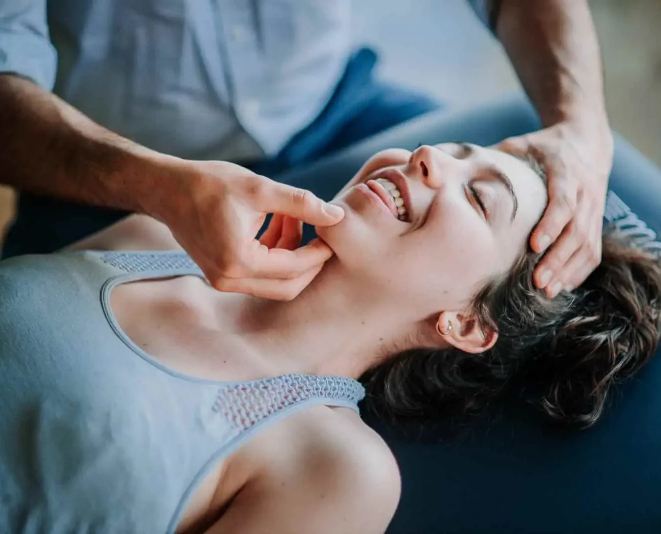 Vocal massage, tongue release